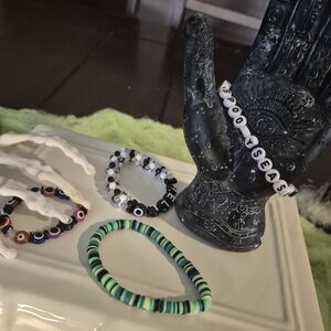 Colorful Beaded Bracelets Set